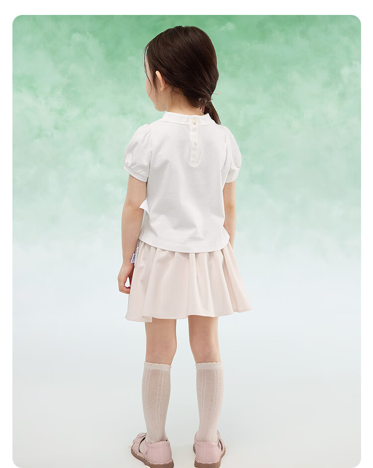 BALABALA [Baigongling IP] Children's Short-Sleeve Set, Girls' Summer Outfit, Quick-Dry And Cool-Feeling 11