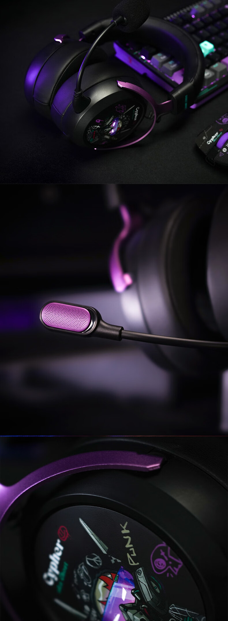 A4TECH Wild Tribe MR595PRO Wireless/Bluetooth/Wired Gaming Headset Over-Ear Blood Hand Phantom PUBG CS Valorant Lightweight Delta Gaming Phantom Hacker 15