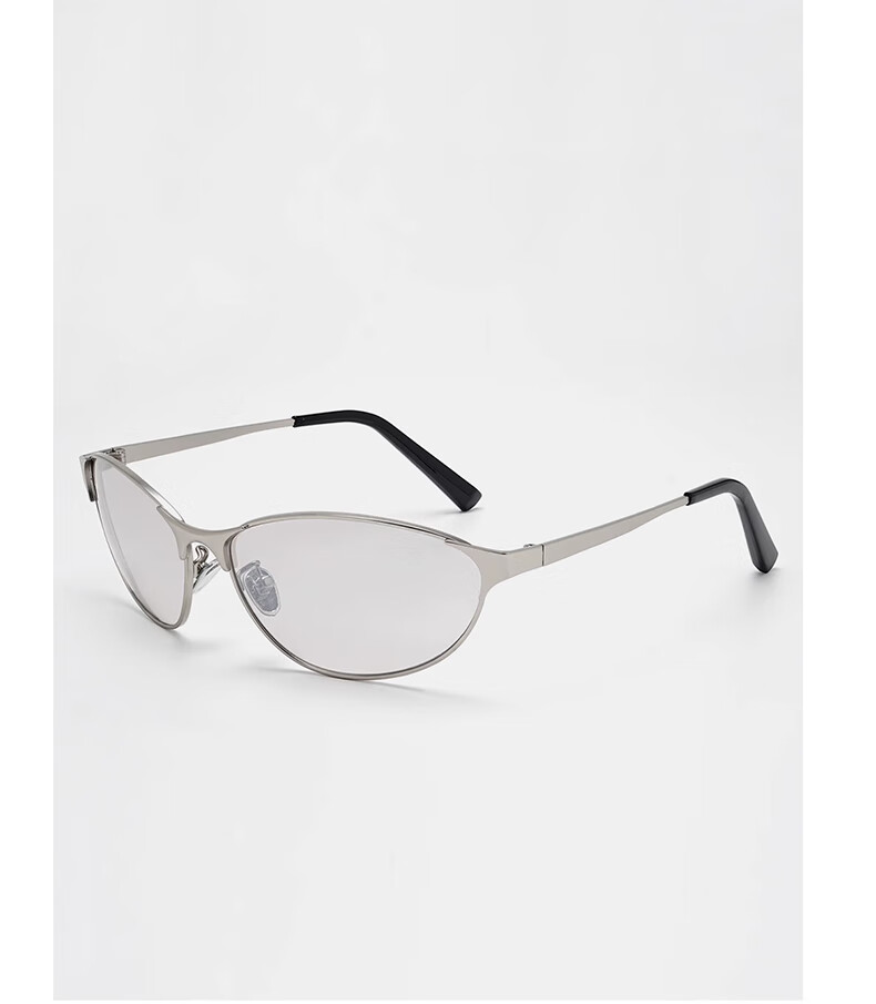 GOGOSOON New Y2k Retro Cat Eye High-End Metal Sunglasses for Women, Futuristic Riding Feel, UV Protection Sunglasses 12