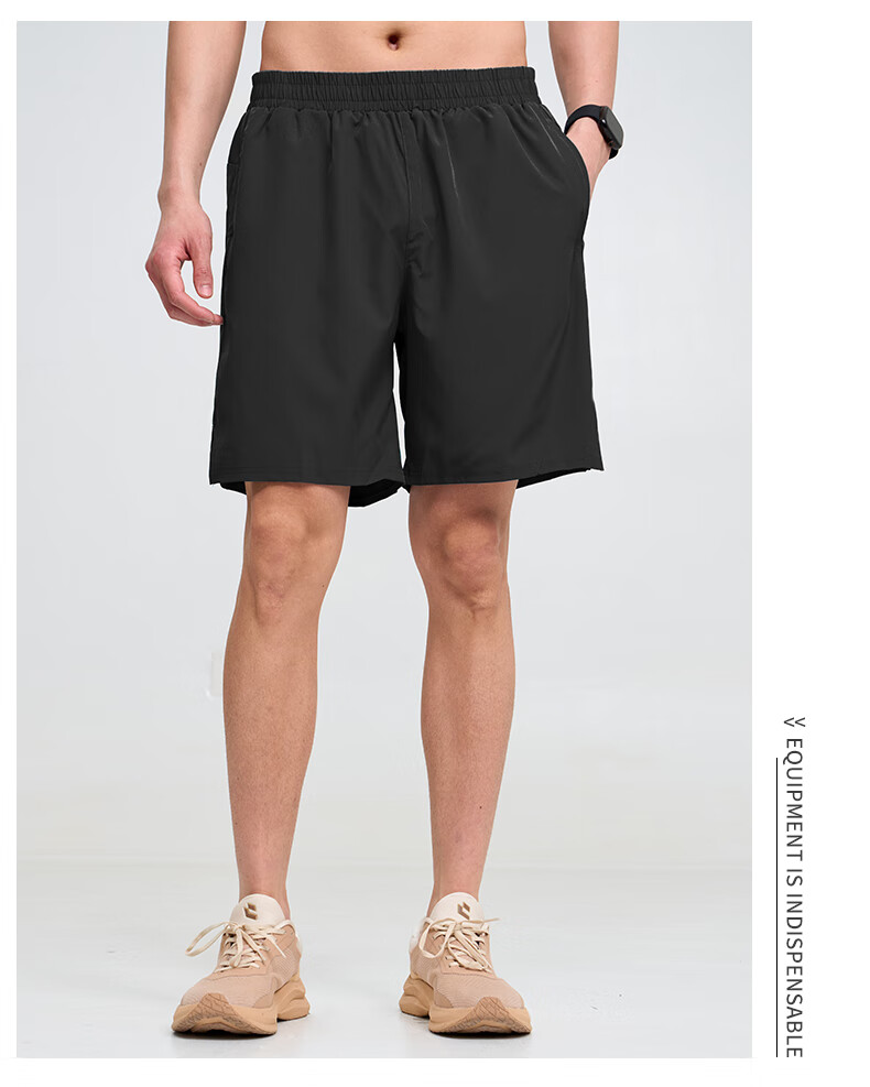 BURUITE Men's Sports Shorts Running Fitness Quick-Dry Casual Five-Point Summer Training Ice Silk Lightweight Woven Beach Basketball Pants 8