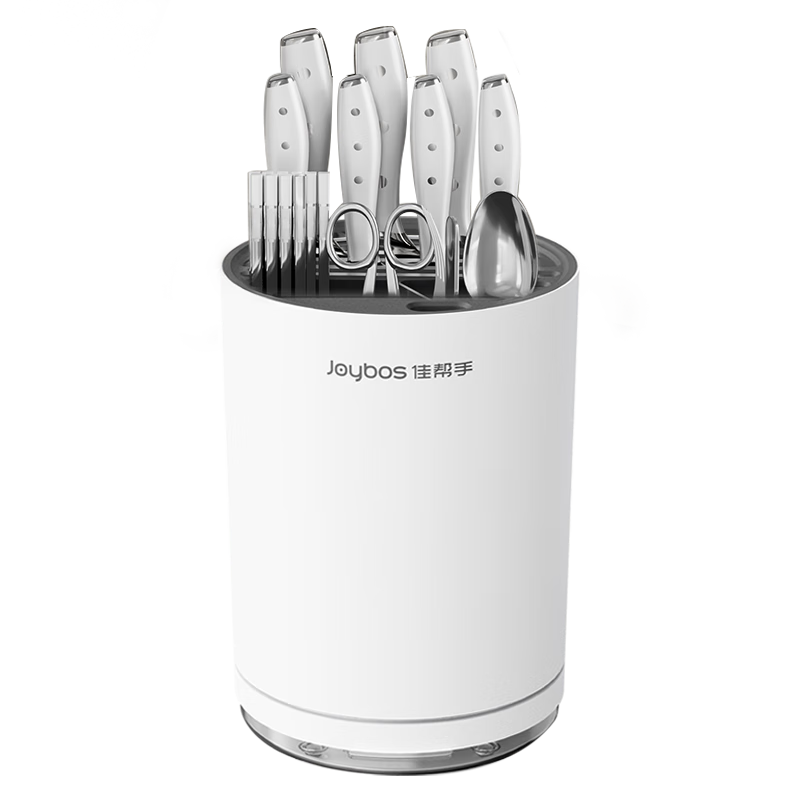 Jiabangshou Knife Holder And Chopstick Cage, Newly Upgraded Kitchen Utensil Storage Rack, Rotatable Draining Multi-Functional Integrated Organizer