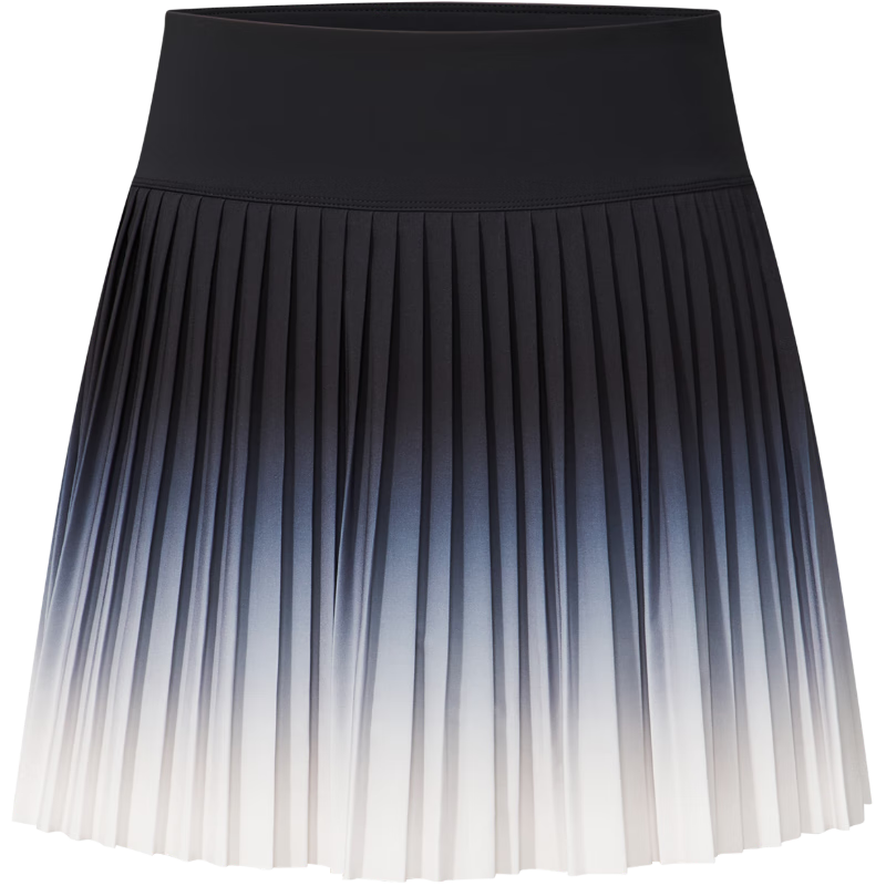 BOSIDENG Summer Casual Slim Pleated Skirt with Built-in Safety Shorts for Women Outdoor Travel Midi Skirt