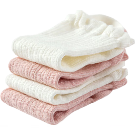 Babylove Baby Socks Spring Autumn All-Season Long Socks for Girls, High Elastic Non-Binding Cute Over-Knee Socks