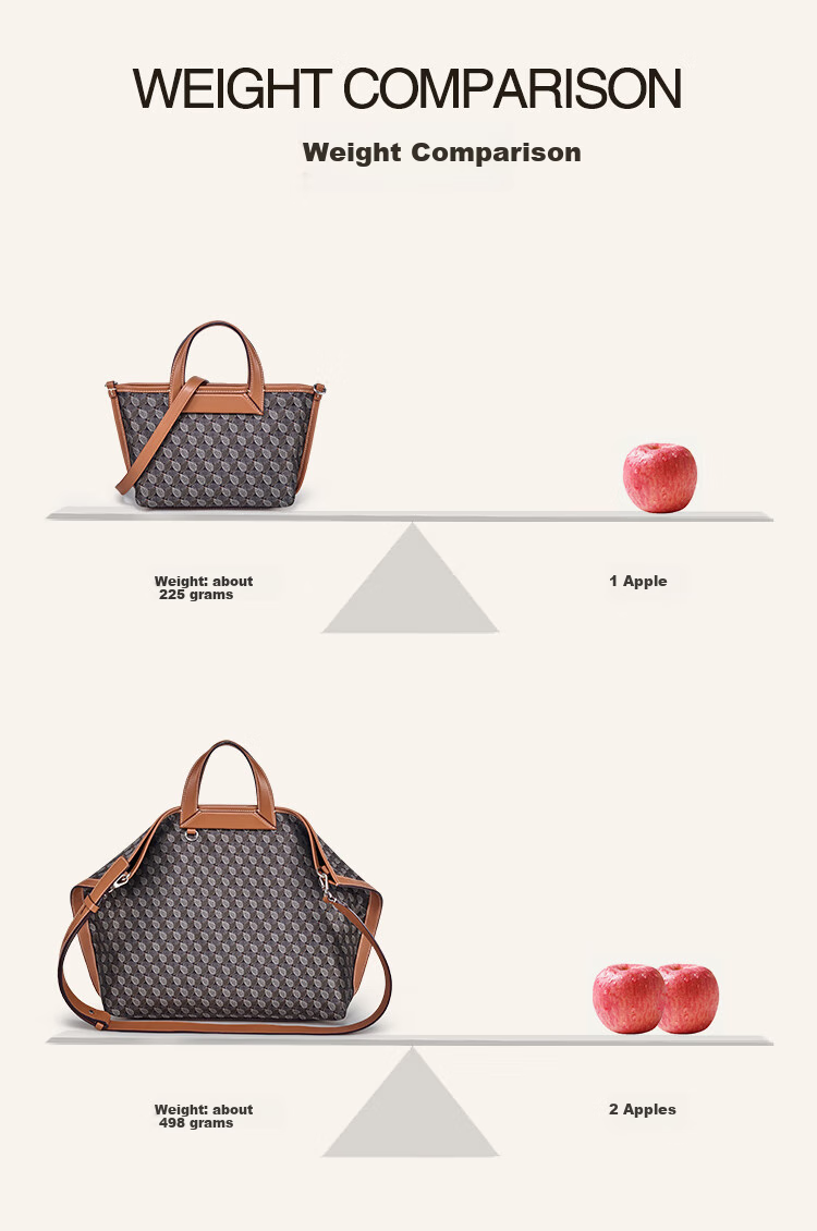 DISSONA Lucky Charm Foldable Earrings Bag, Women's Handbag, Monogram Shoulder Bag, Tote Bag with Handle, Birthday Gift, Brow 5