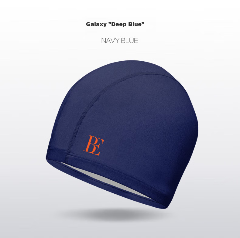 BALNEAIRE Shining Series Swimming Cap, High-Quality Silicone with Soft Outer Coating, Excellent Waterproof Performance, BYM009, Light Blue 4