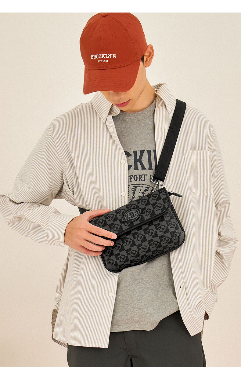 Dickies Unisex Fashion Printed Trendy Crossbody Bag Lightweight Travel Small Shoulder Bag for Commuting 3