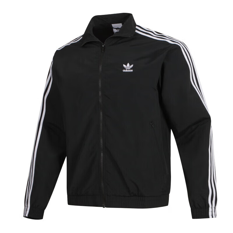 Adidas Trefoil, Men's WOVEN FBIRD TT Woven Jacket, KB2466, Black, M