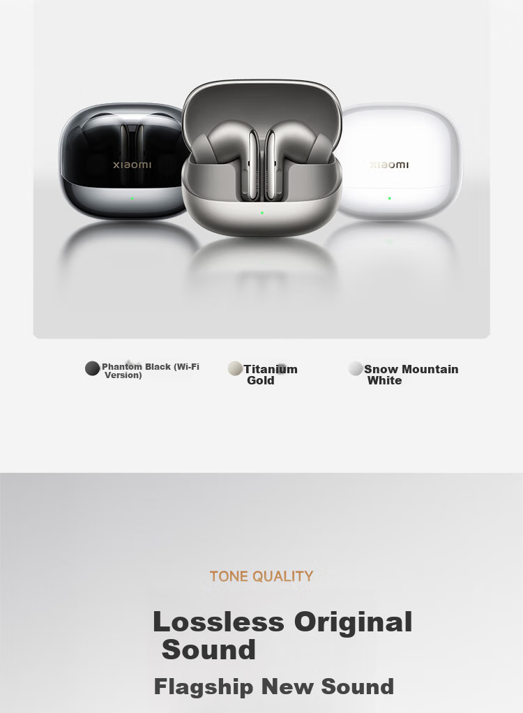 MI Buds 5 Pro In-Ear Noise-Cancelling Translation Recording Bluetooth Earphones Compatible with Android And Apple Phones, Wi-Fi Version, Phantom Black 2