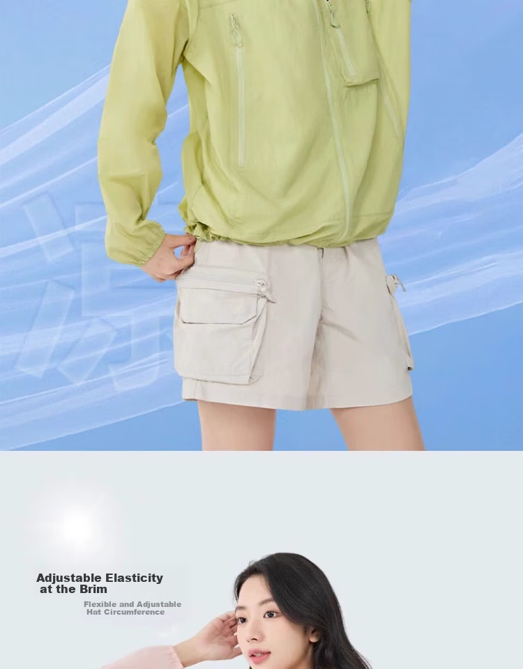 CAMEL [Wang Junkai's Same Style - Muguang V+] Sun Protection Clothing, Spring/summer 2025, Cool And Breathable, Couple's Original Yarn Sun Protection Garment, XS 5