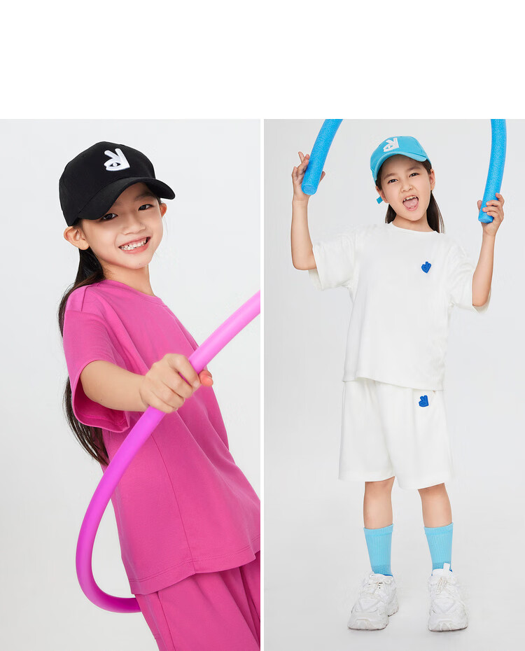 Annil Children's Clothing, Boys And Girls Short-Sleeve T-Shirt, Antibacterial Long-Staple Cotton, Summer Fashion, Pure Cotton, Casual Round Neck, Loose Fit, Nebula Blue 27