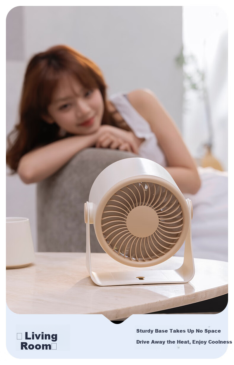 AIRMATE Small Fan, Handheld Desktop Spray Water Fan, 100-Speed Oscillating, Portable Mini Rechargeable, for Bedroom, Stroller, Office, Energy-Saving, Outdoor, Quiet Operation, Long Battery Life, Electric Fan H2O-D1A 9