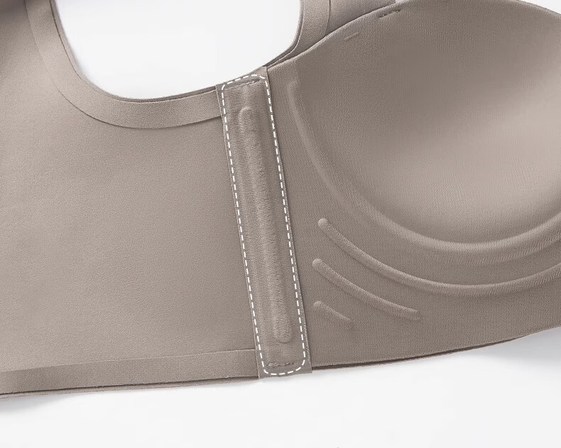 GUJIN Round Bra for Women, Enhancing Small Breasts, Push-Up, Side Support, Letter Shoulder Straps, Cartoon Design, Lift And Support, Seamless Bra 7