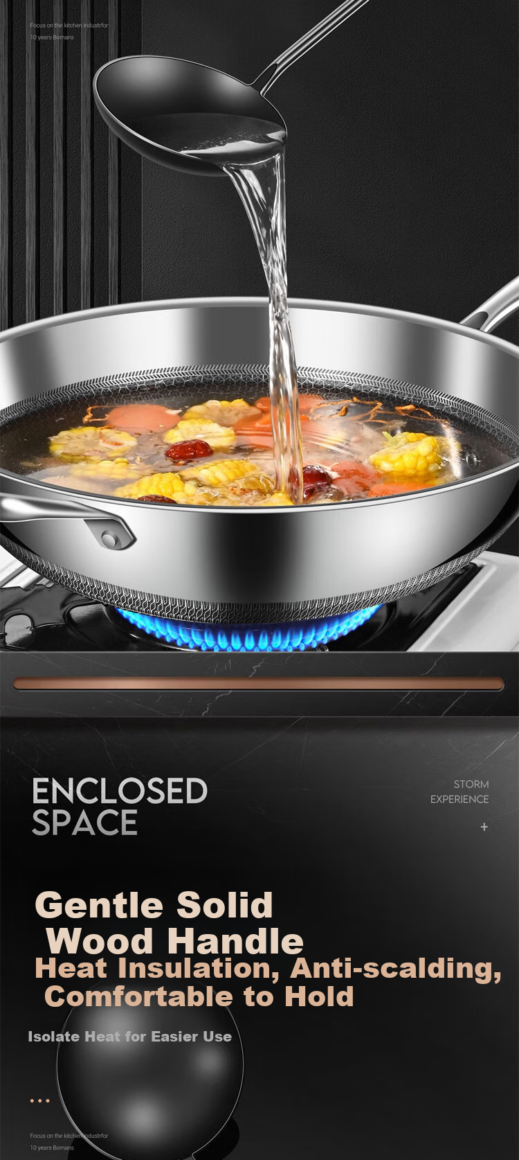 Dipuer Zhangqiu Iron Wok Spatula, Household Stir-Fry Spoon, Kitchen Non-Stick Pan Cooking Ladle, Iron Pan Special Spoon, Handmade Egg Dumpling Spoo 11