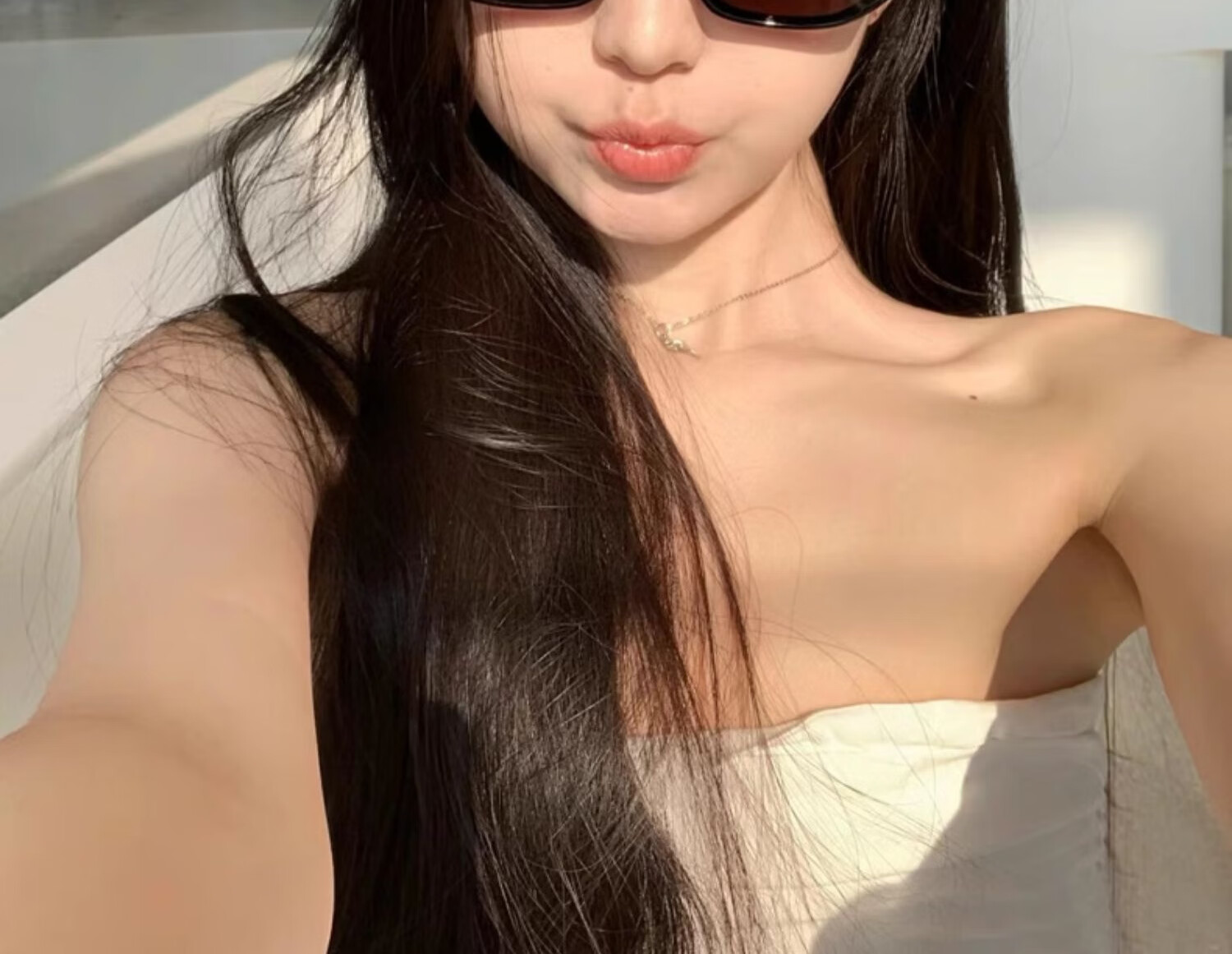 AMORAYS Retro Cat Eye Sunglasses for Women, New High-End Style, Sun Protection, Face-Slimming, Face-Shaping, Black Sunglasses for Wome 8