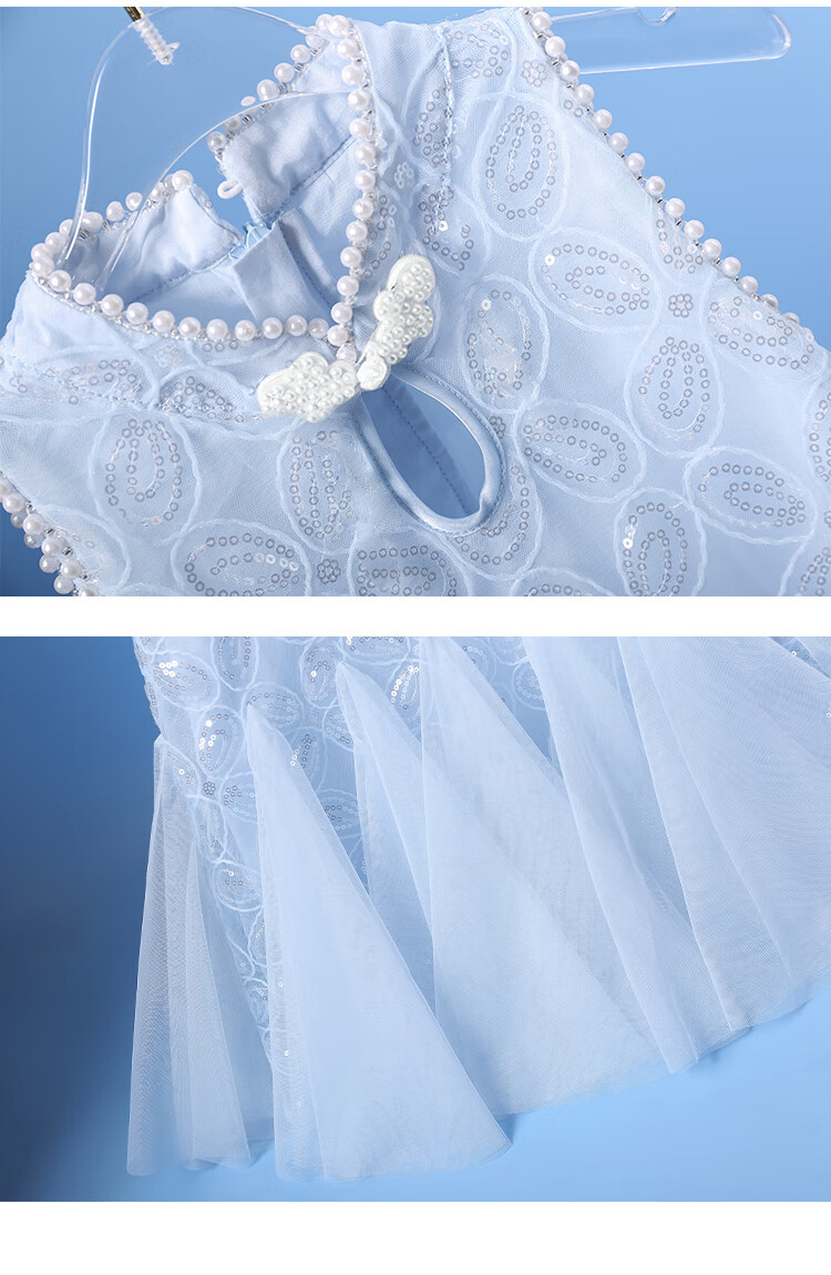 Disney Elsa Princess Dress, Girls' One-Piece Dress, Summer Clothing for Girls, New Style for Summer 2026, Fashionable Children's Clothes, Kids' Outfit 4