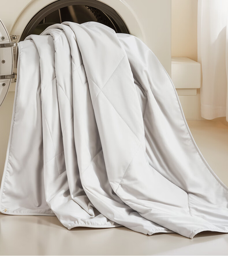 FUANNA × JINGDONG Custom Summer Cooling Quilt, Single-Person Washable Air Conditioning Blanket, Antibacterial Thin Quilt, Approximately 2.6 Jin (1.3 Kg), 203×229cm 10
