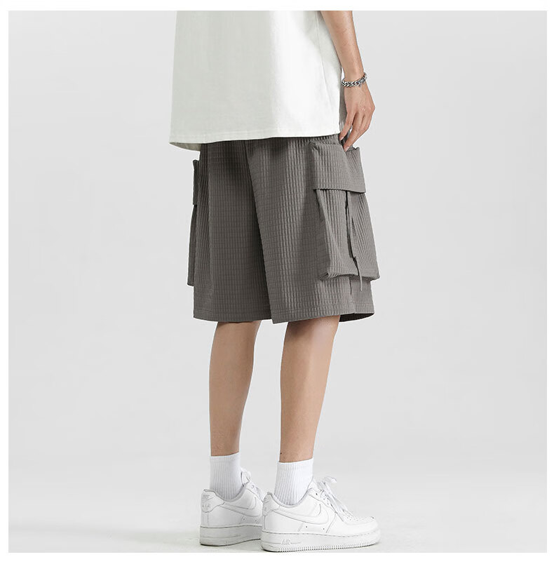 EASTERN CAMEL Men's Shorts, Trendy Comfortable Thin Breathable Casual Sports Basketball Shorts, Outdoor Quick-Dry Cargo Loose Five-Point Shorts for Me 10