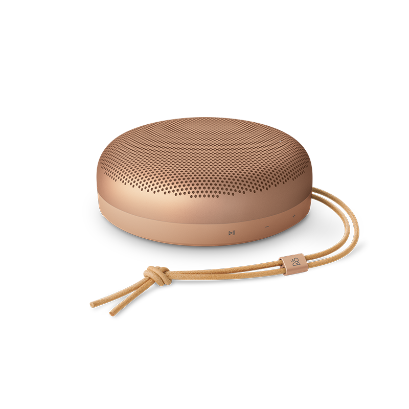 B&O A1 Third Generation Bluetooth Speaker, Wireless Portable Audio System, Upgraded from Bo A1 Second Generation, Outdoor Dustproof Desktop Speaker, Honey Gold Color, Mid-Autumn Festival Gift [Gong Jun Endorsement]