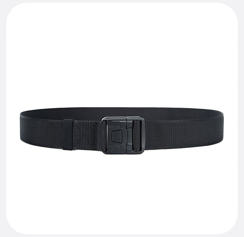 TFO Sixth Generation Outdoor Belt, Hiking And Travel Woven Casual Canvas Belt 2802411, Black 10