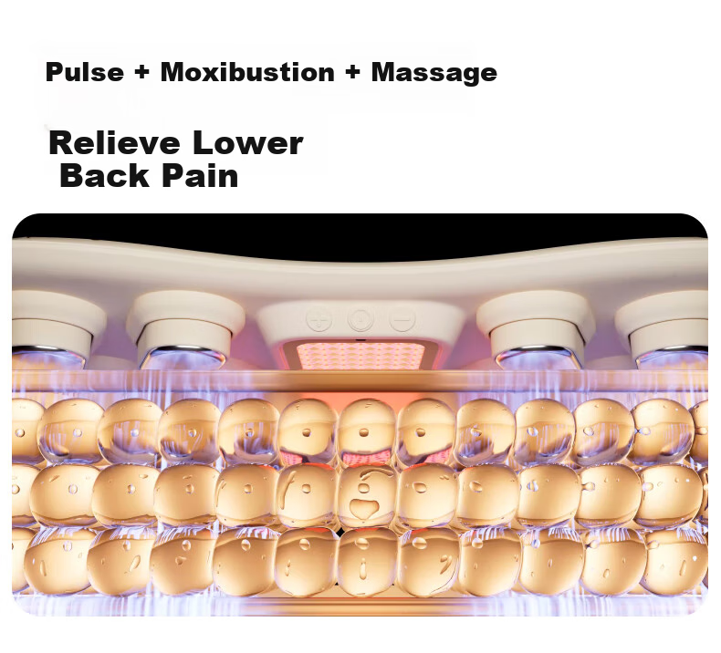 PGG [Mid-Autumn Festival Gift] Waist Massager, Back Pain Relief Device, Herniated Disc Hot Compress Massager, Lumbar Muscle Strain W7 Birthday Gift for Boyfriend Girlfriend Wife Husband 3