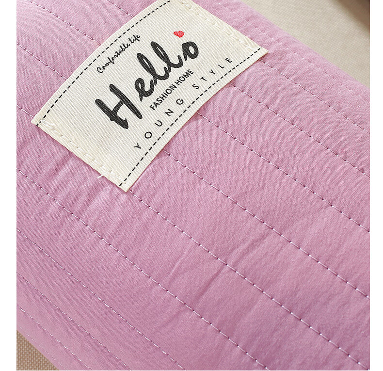 Hengyuanxiang Buckwheat Hull Pillow, Pure Cotton Candy Filling Neck Pillow, Single Person Nap Pillow, Bean Green 58*20*8cm 5