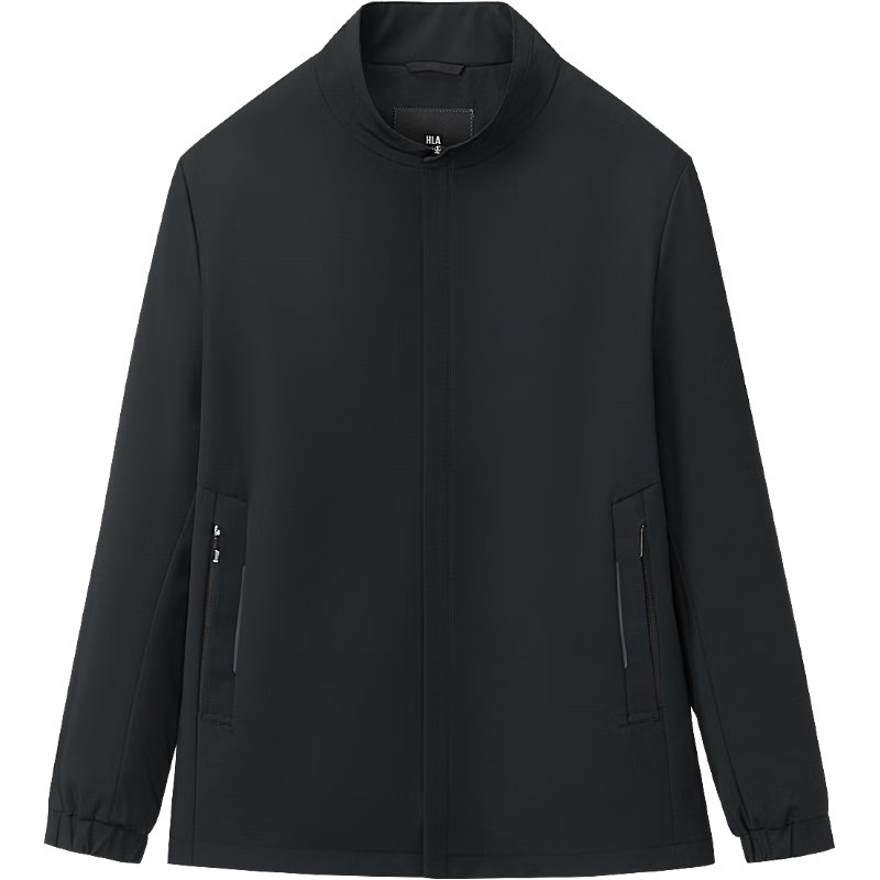 HLAHLA Men's Stand Collar Commuter Executive Jacket Autumn