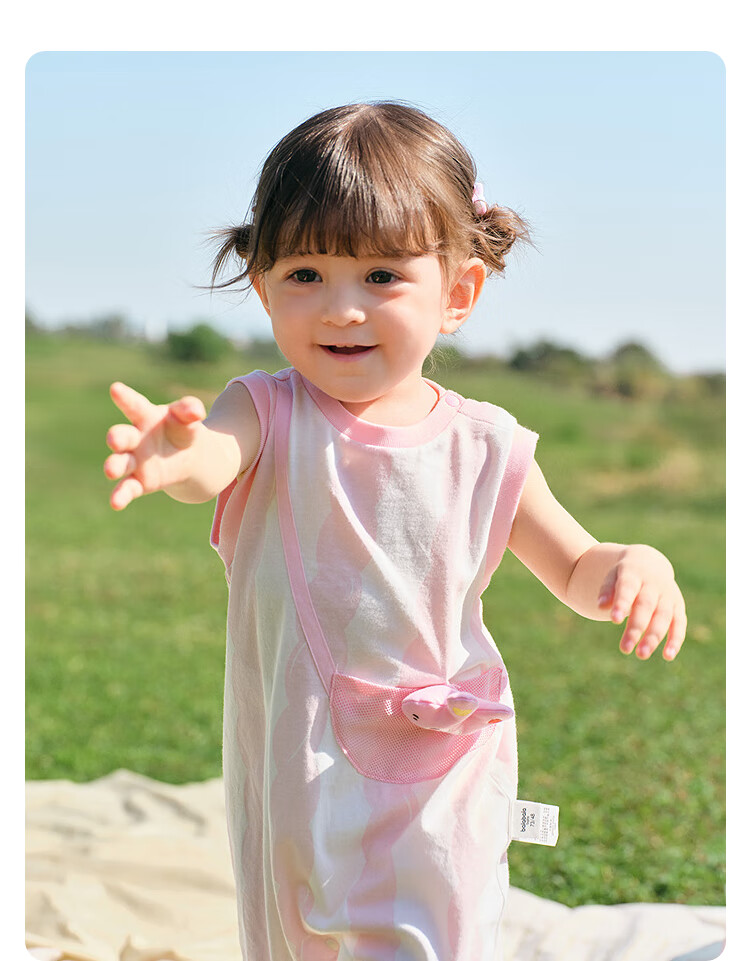 BALABALA Children's Clothing, Baby Romper, Newborn Onesie, Short-Sleeve Bodysuit, 2026 Summer Collection, Breathable Animal Design, Cute And Fu 11