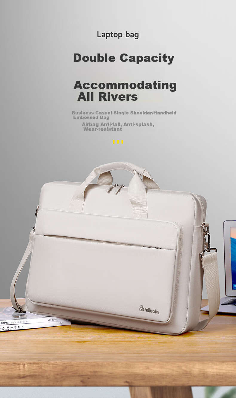 DiyiGongfang Laptop Bag, Handheld And Shoulder Strap, 13/14 Inches, for Women's Business Trips, Travel, Work, Suitable for Huawei Matebook14, Apple 13.6, Xiaomi Laptops 1