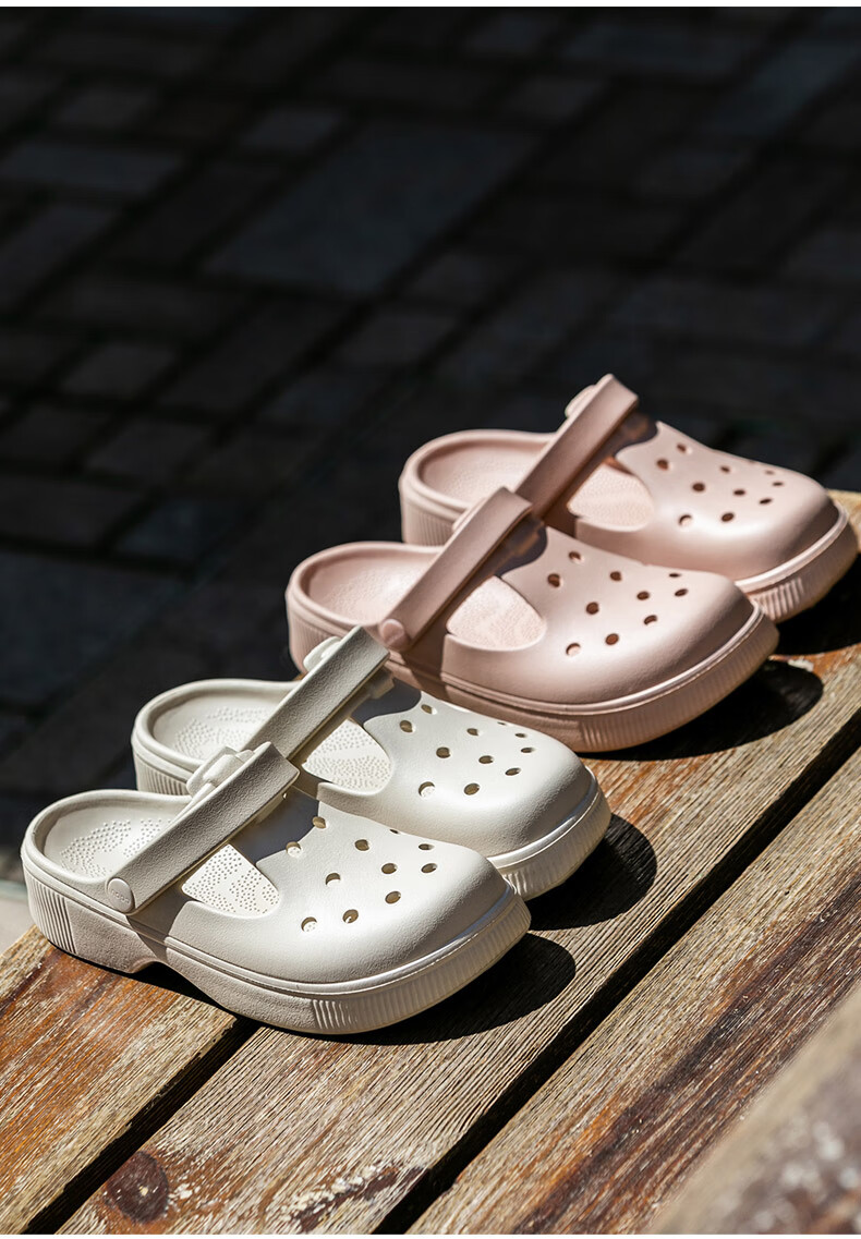 Coqui Women's Outdoor Casual Beach Sandals Breathable Soft Elastic Thick Sole Pink Size 37-38 CQ2586 9