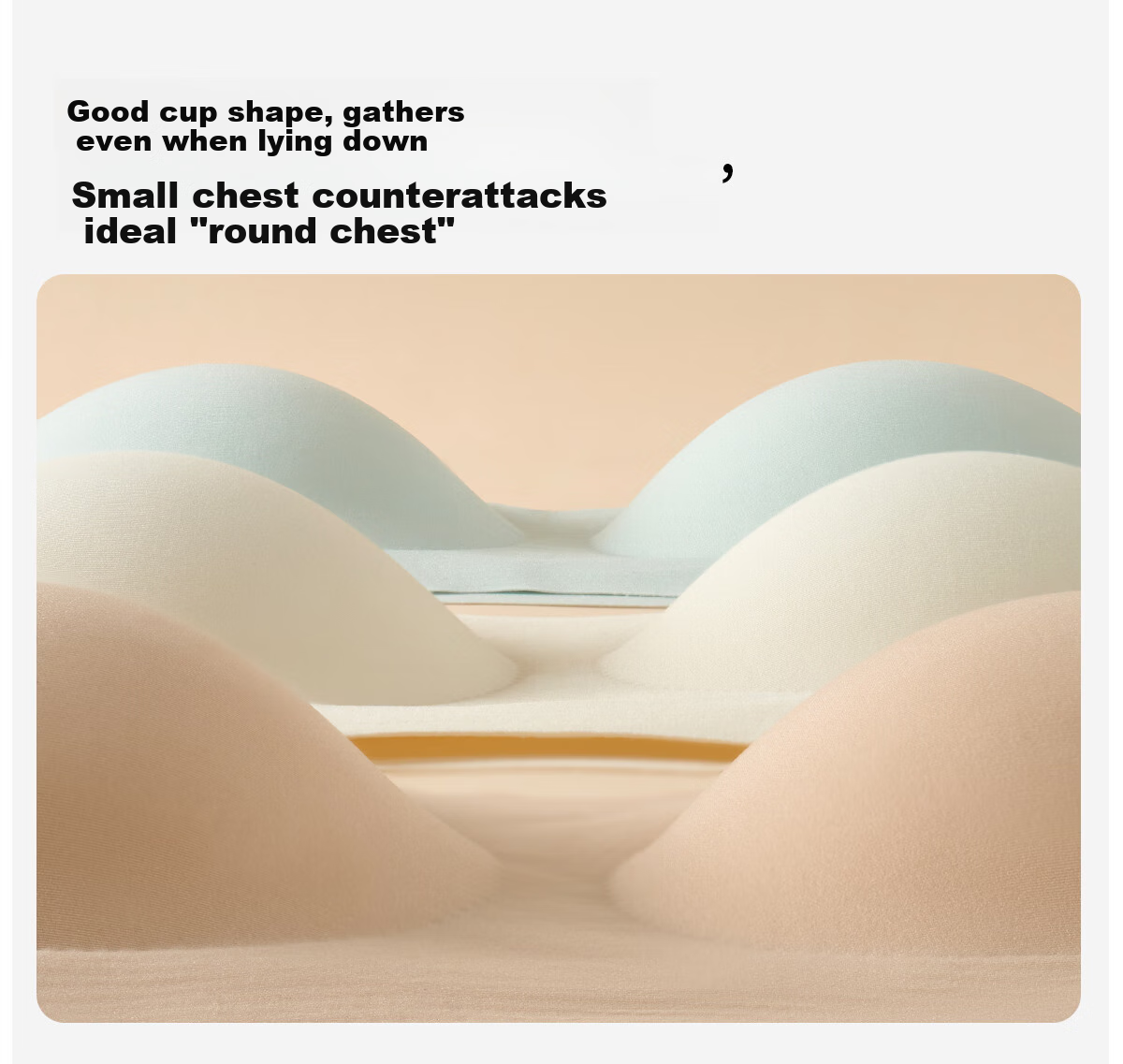 361° Seamless Bra for Women, 2025 New Style, Push-Up for Small Breasts, Side Support, Invisible, Anti-Sagging Brassiere, Ink Black 12