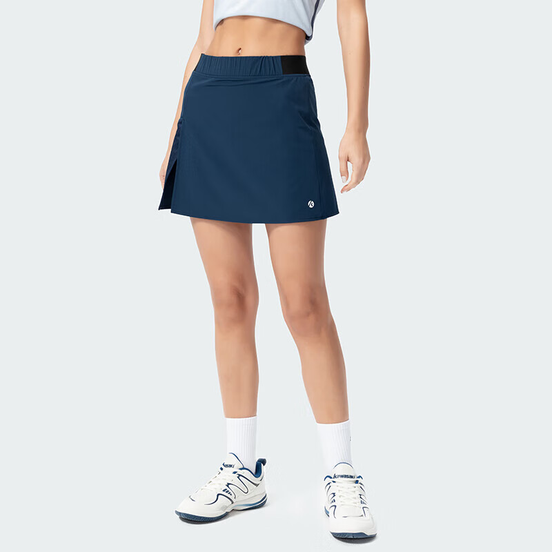 KAWASAKI Women's Woven Badminton Skirt Quick-Dry Breathable Anti-Exposure Sports Skirt C2790 Jade Blue XL