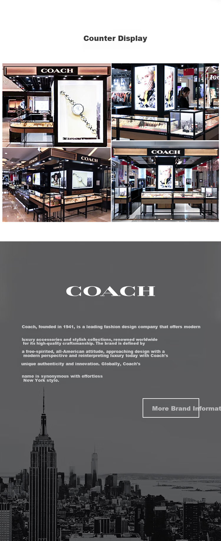 COACH ELLIOT Series Steel Band Quartz Men's Watch 14602650, Recommended by Kong Xue'er, Gift/giving 9