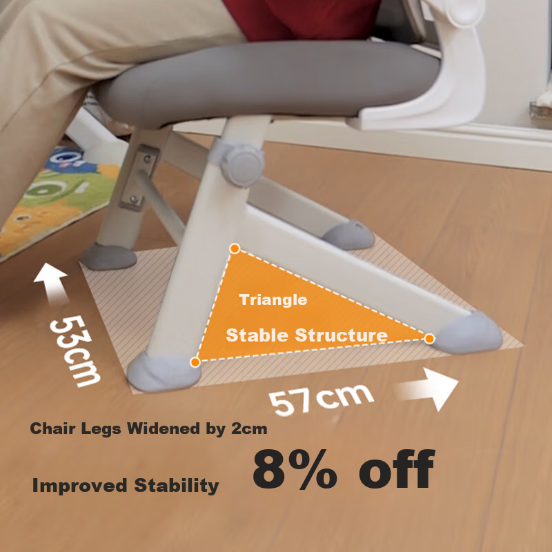 Bajiujian Y7F High School Student Learning Chair, Youth Ergonomic Seat, Biomechanics Office Chair
