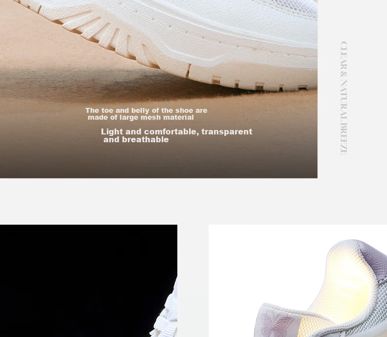 361° Women's Winter Cloud Journey 2 Mesh Breathable Flat Casual Sneakers 682516624-3 6