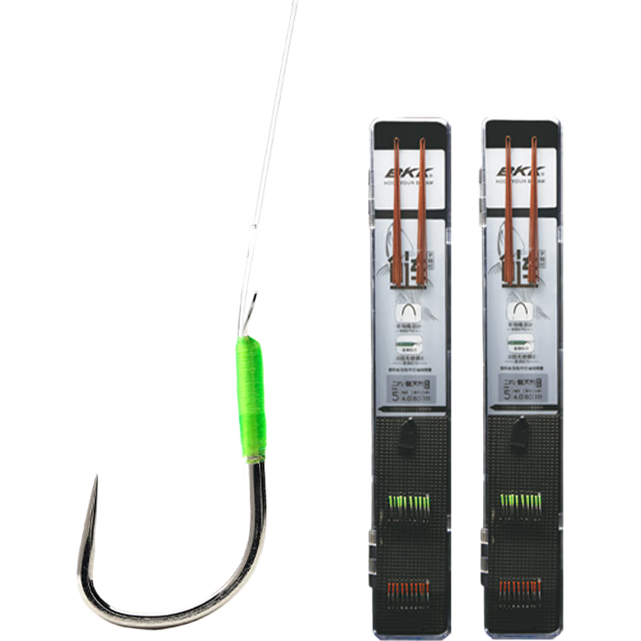 BKK Seedless Double Hook for Bighead Carp And Silver Carp, Dongdongqing Grass Carp, Black Pit Competition Special Double Hook Finished Product for Big Fish Hook