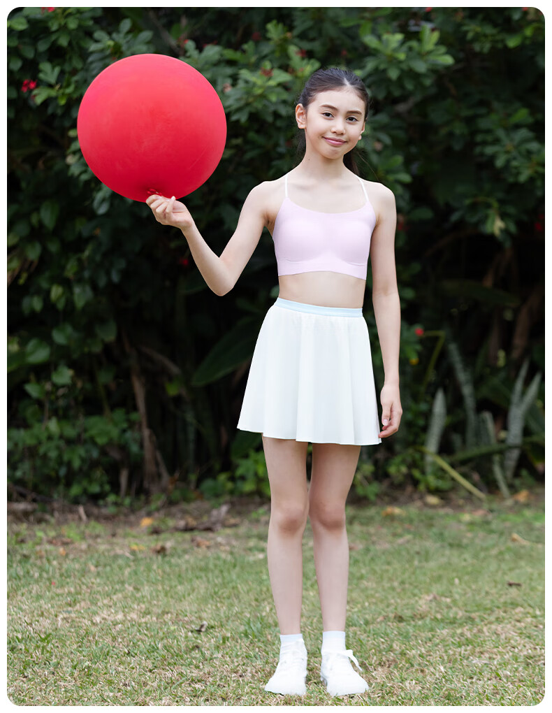 Like UU Thin Strap Bra for Female Students in Middle And High School, Puberty Underwear, Girls' Bra, Lightweight And Breathable Camisole 23