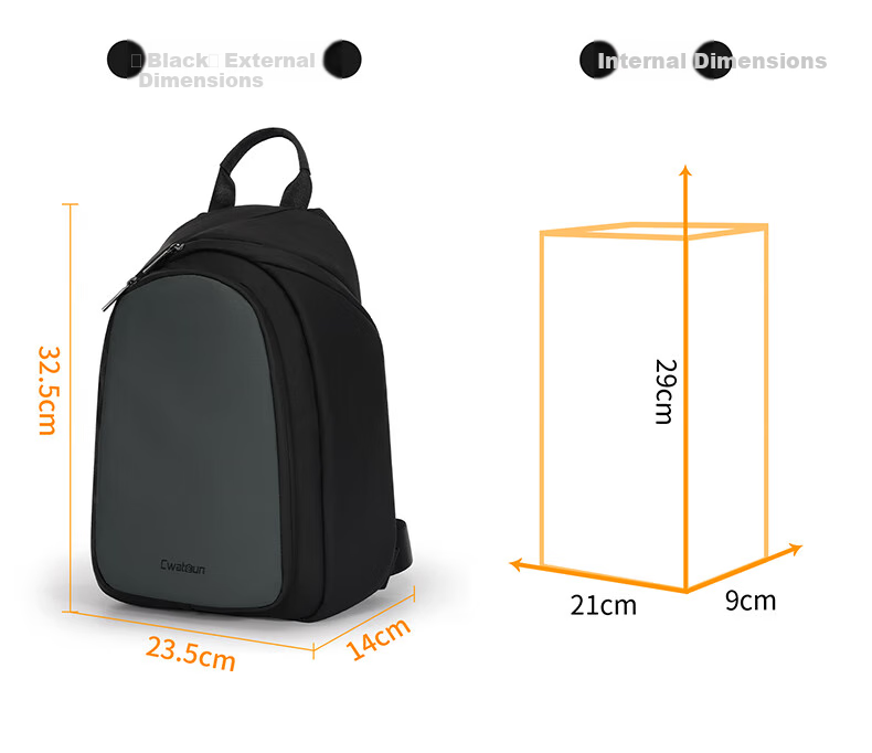 CWATCUN Shoulder Camera Bag, Large Capacity Waterproof Photography Backpack for Commuting And Travel, Suitable for Fuji, Sony, Nikon, Cano 6