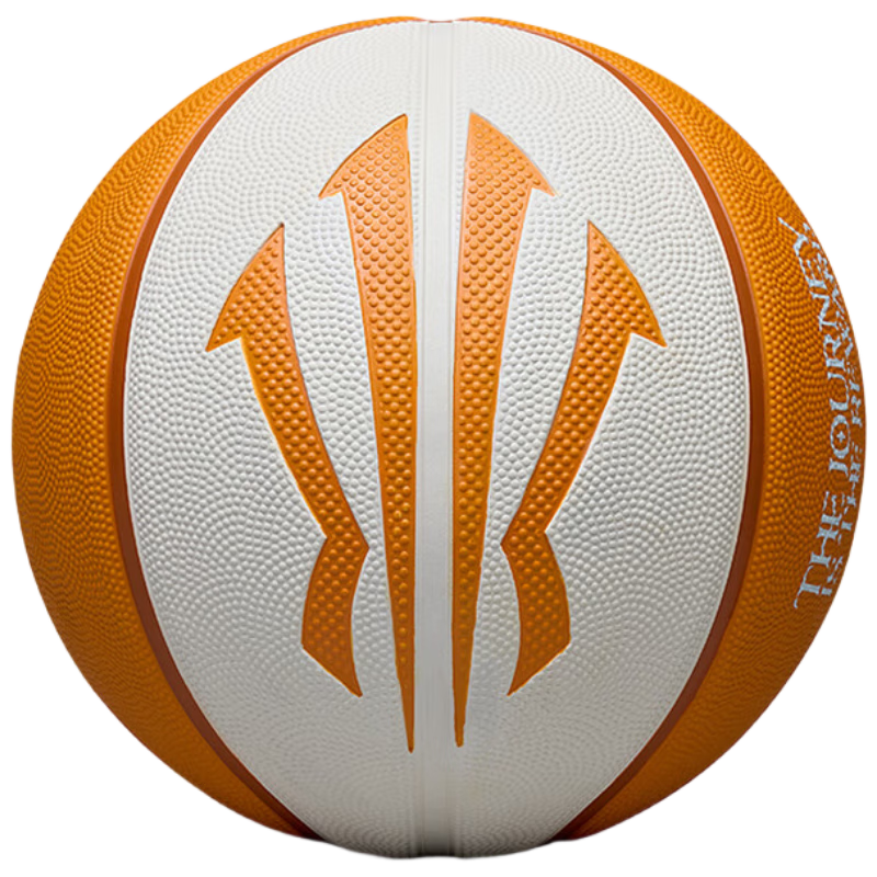 ANTA Owen Co-Branded Basketball Size 5 for Children And Youth, Indoor And Outdoor Training Durable Rubber Ball, Orange
