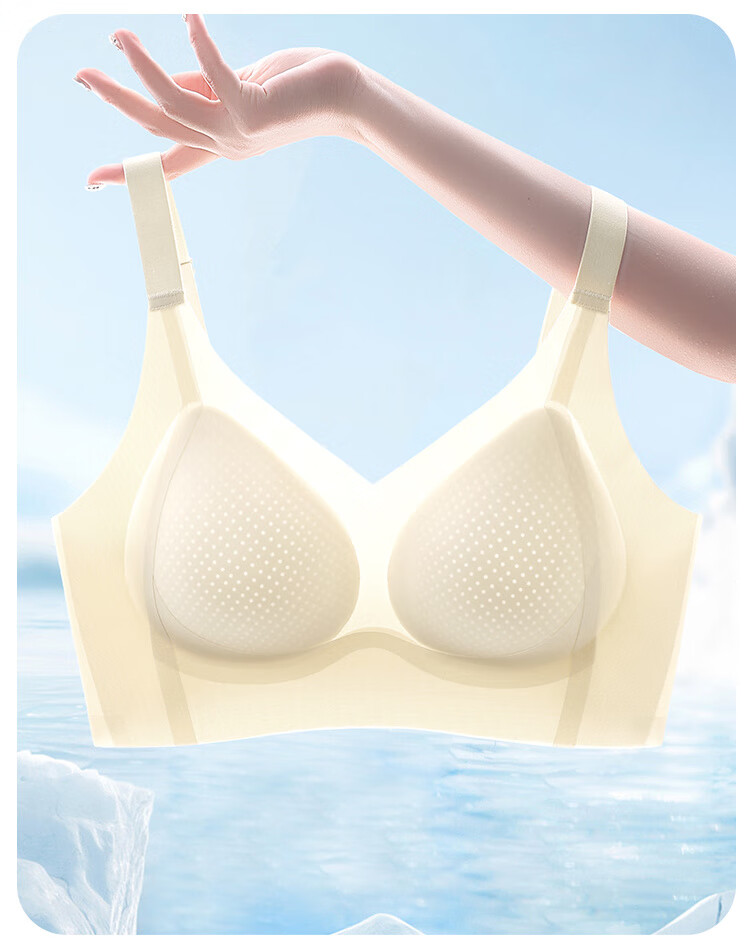 GRACEWELL Spring And Summer Ultra-Thin Cool Breathable Push-Up Bra for Women, Lift And Support, Anti-Sagging, Amino Acid, Seamless Brassiere 13