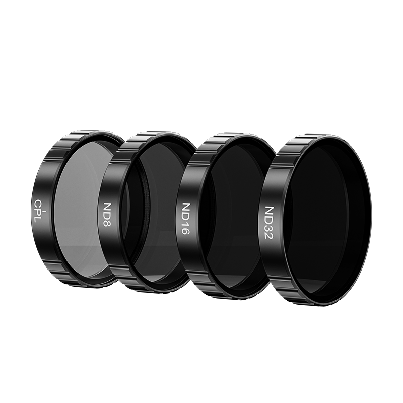 JIAHUACAI Compatible with DJI Action 5 Pro Filters, Action 4 ND Filter, Action Camera 3rd Generation Neutral Density Filter ND8/16/32/64 Set, CPL Polarizing Filter 4-Piece Set