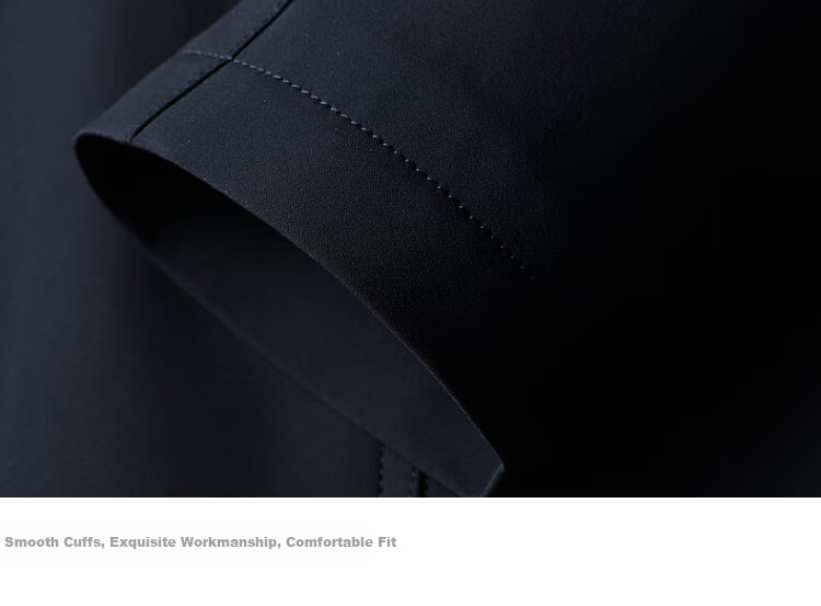 YOUNGOR [Administrative Jacket] Spring 2026 New Men's Lapel Wear-Resistant Jacket, Navy Blue, M, 170/92A 7