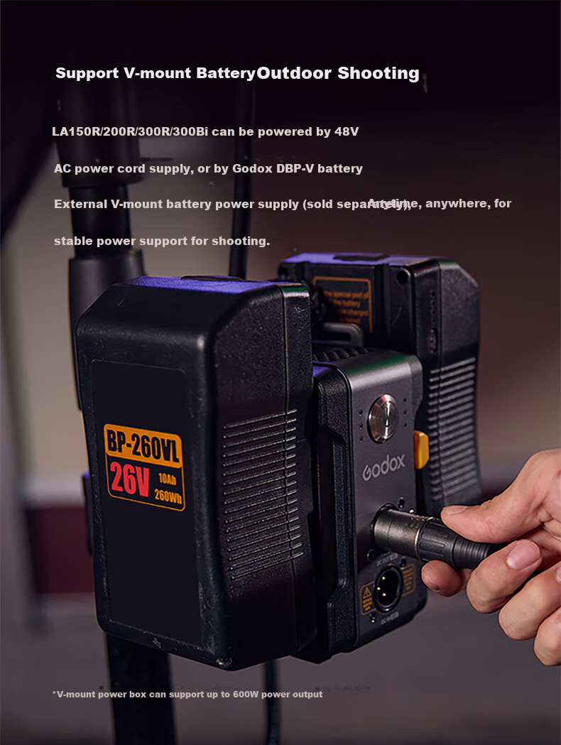 Godox LA300R Full-Color Photography Fill Light, LED Live Streaming Light, Beauty Light for Streamers, Studio Constant Light Photography Lamp 7