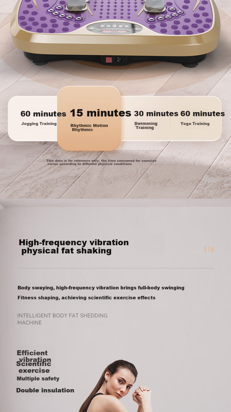 Smart VK Fat Burning Machine, Vibration Machine, Rhythmic Weight Loss Equipment, Lazy Person's Belly Slimming Device, Fat-Burning Vibrator for Home Fitness 7