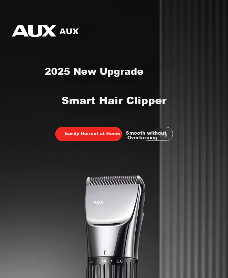 AUX Hair Clipper, Electric Shaver for Home Use, Children And Babies, Hair Trimmer, Men's Self-Use Hair Cutting Tool, Head-Shaving Electric Pusher, Gift 4