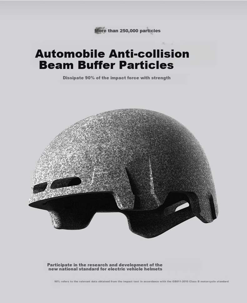 Xiaoan Electric Bicycle Helmet, 3C Certified, Summer Unisex Motorcycle Riding Half Helmet, Suitable for Electric Scooters And All Seasons, Safety Helmet, Pearl White 0811M, Head Circumference 54-58CM 6