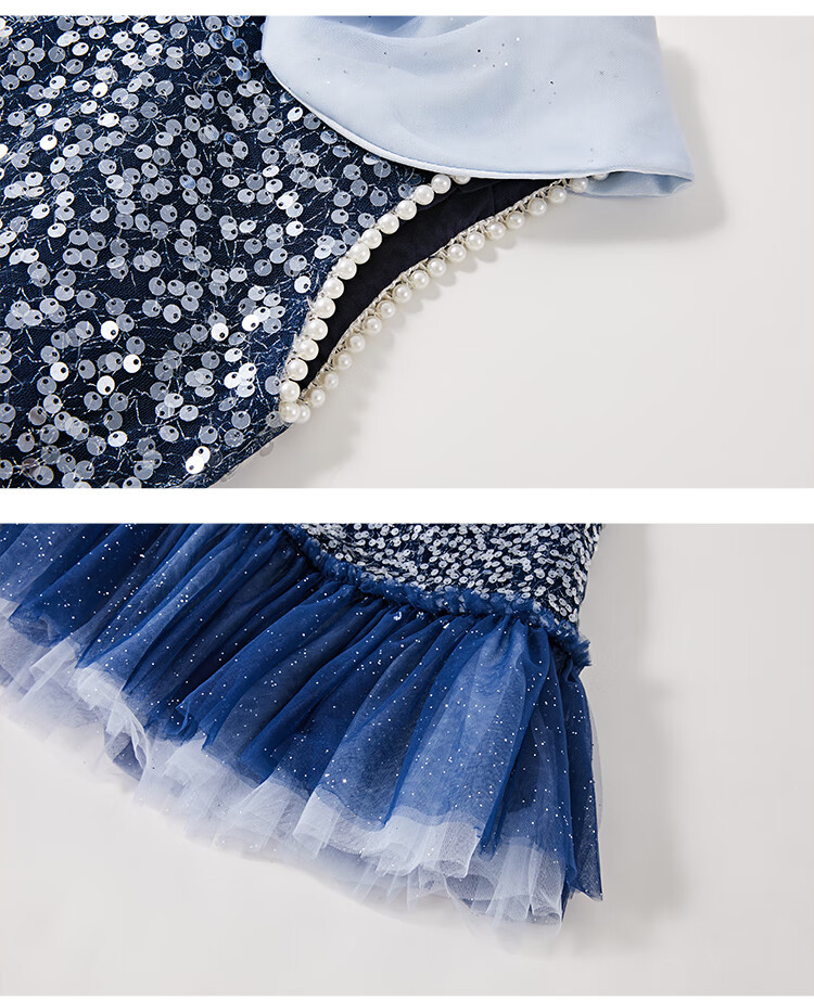 Disney Girls' Princess Dress, Children's Summer Dress, 2026 New Style Baby Clothes, Girl's Rabbit Police Costume 4