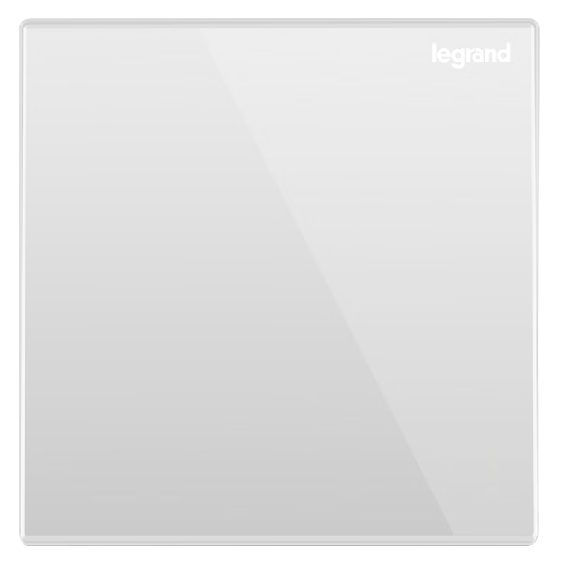 LEGRAND Switch Socket Panel, Shidian/Yijing, Magnolia White, Borderless Large Panel, Blank Panel