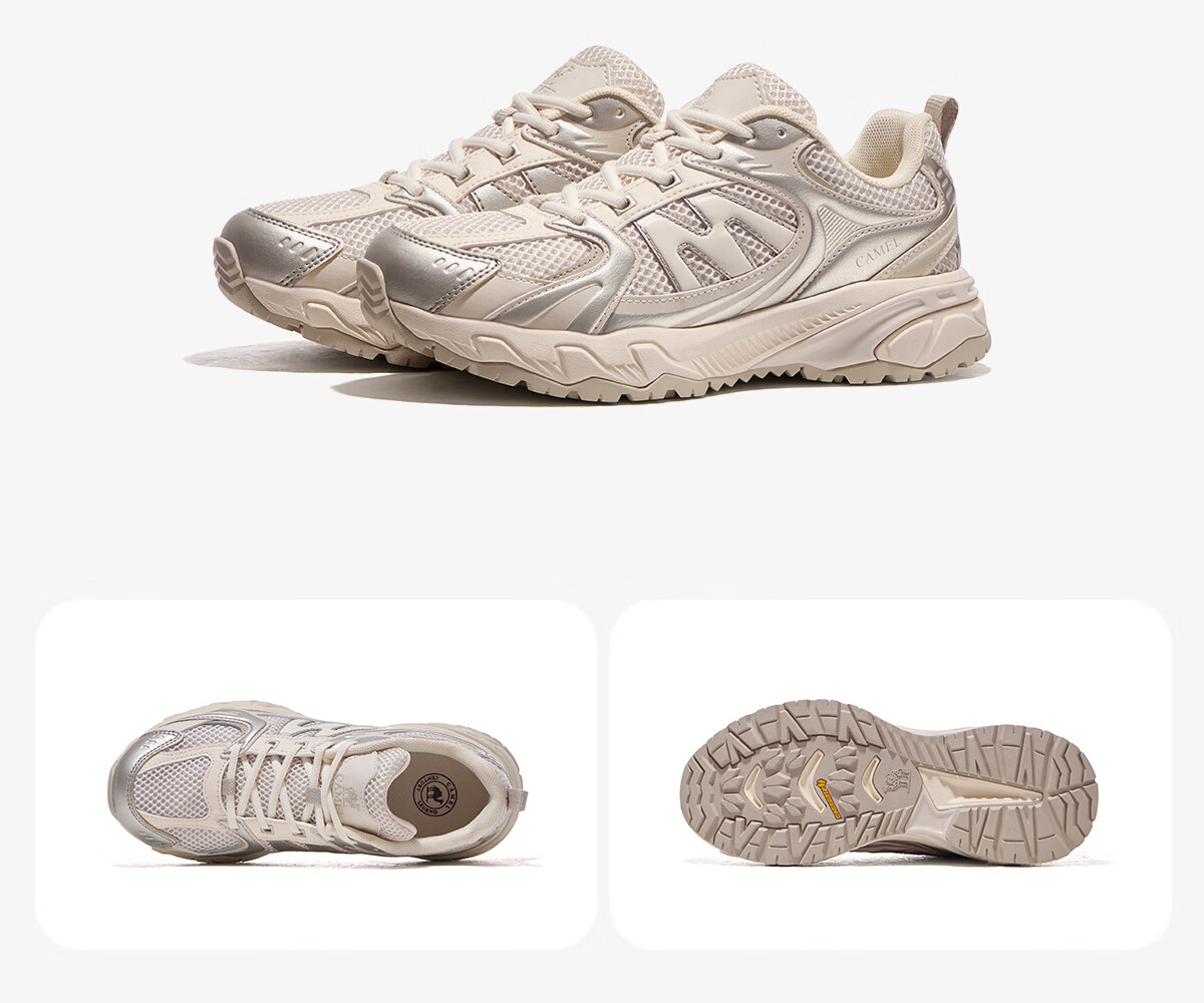 CAMEL Panlong 2.0 Hiking Shoes, Women's Dirt Shoes, Outdoor Trekking Shoes, Men's Non-Slip Sneakers, Women's Sports Shoes F25B097056M 23