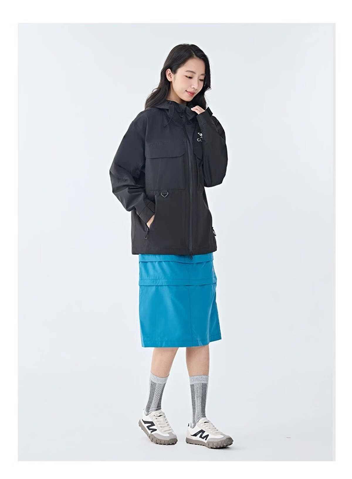CAMEL [Lingbo] Outdoor Jacket, 2025 New Model, Storm-Proof, Lightweight, Single-Layer Mountaineering Suit, XS 20