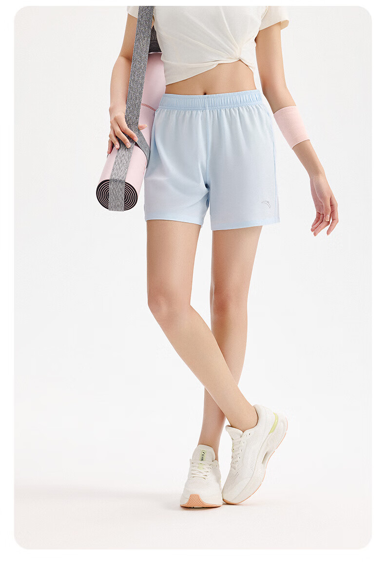 Anta Dingyin Badminton Shirt | Quick-Dry Sports Shorts for Women Summer New Moisture-Wicking Breathable Fitness Training Pants 4